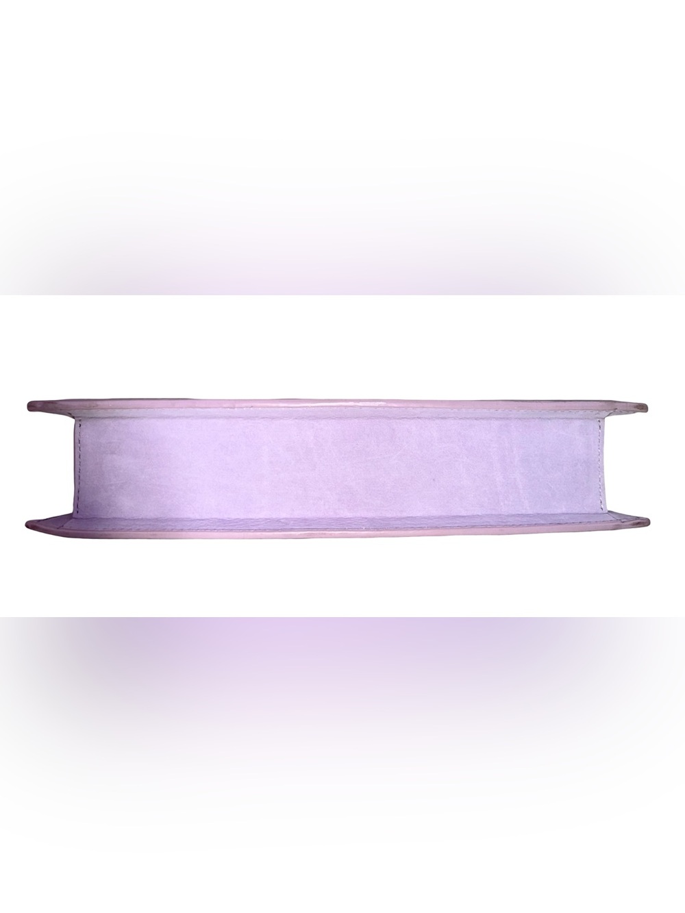 JACQUEMUS “LE SAC ROND” HANDBAG IN LAVENDER SUEDE - Picture 8 of 10